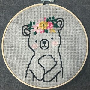 Bear Cross Stitch 🐻